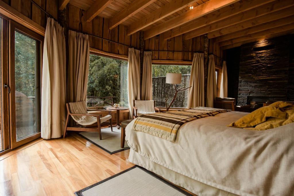 Huilo Huilo Nawelpi Lodge Пуерто-Фуй Екстер'єр фото